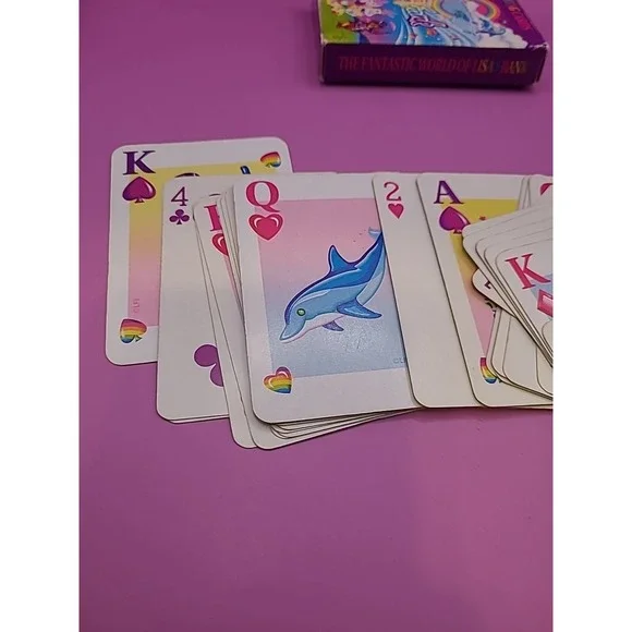 Vintage Lisa Frank Playing Cards Complete w/ Box  & Both Jokers Cards Rare - Picture 9 of 14